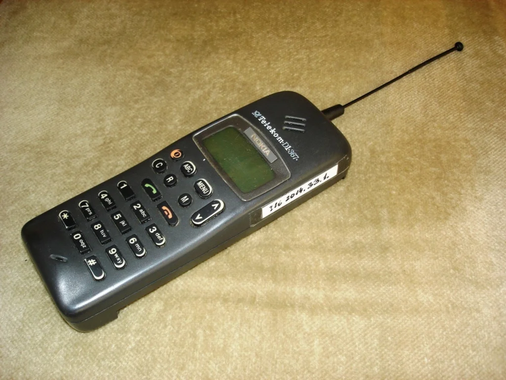 Old Nokia mobile phone.