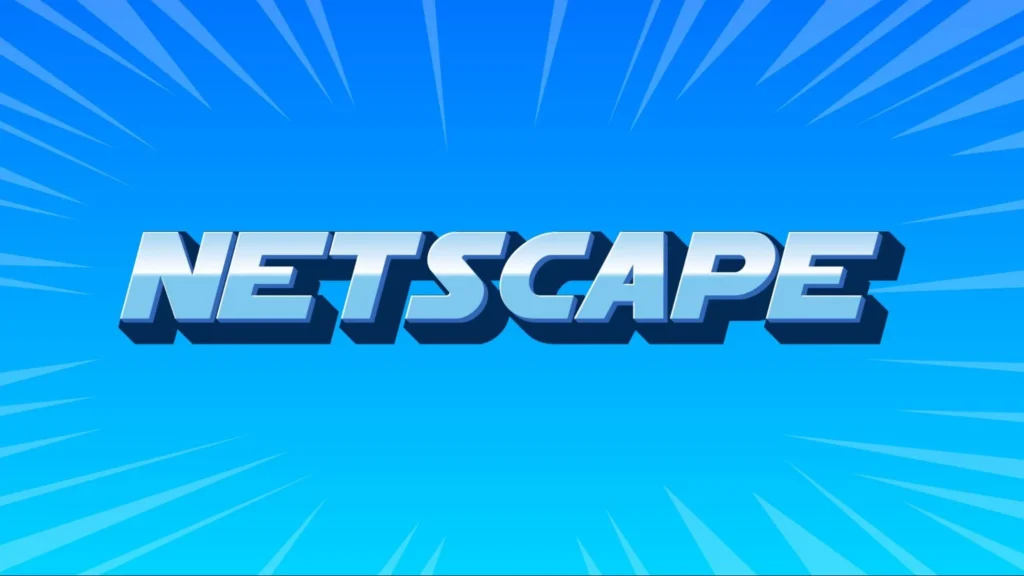 Netscape logo illustration