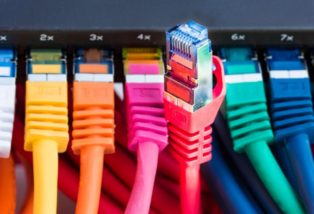 Colorful Ethernet cables
