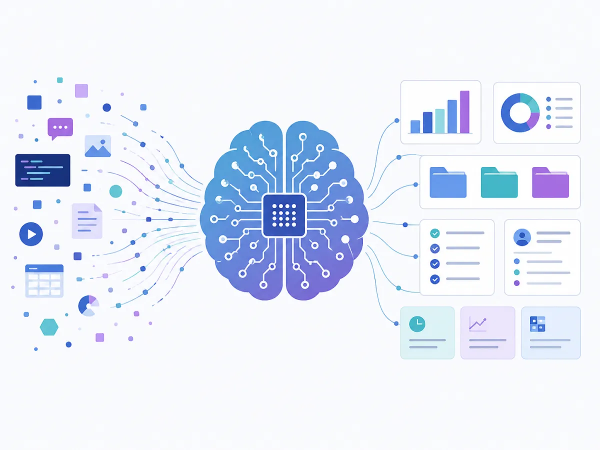 How artificial intelligence processes data into useful business insights