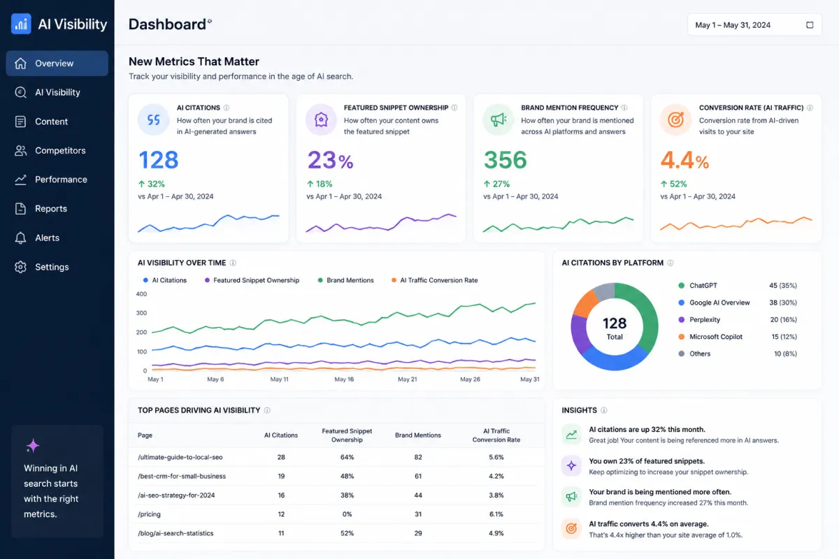 New SEO metrics dashboard for zero-click search performance